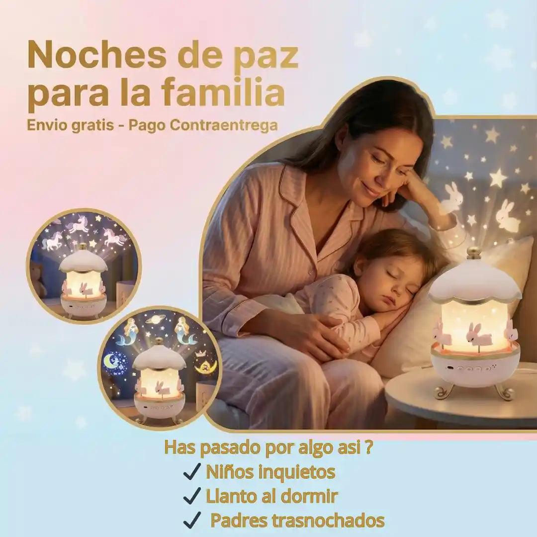 LAMPARA PROYECTORA INFANTIL - DreamBunny