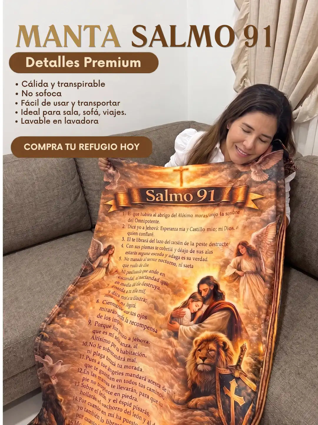 Manta Premium "Salmo 91"