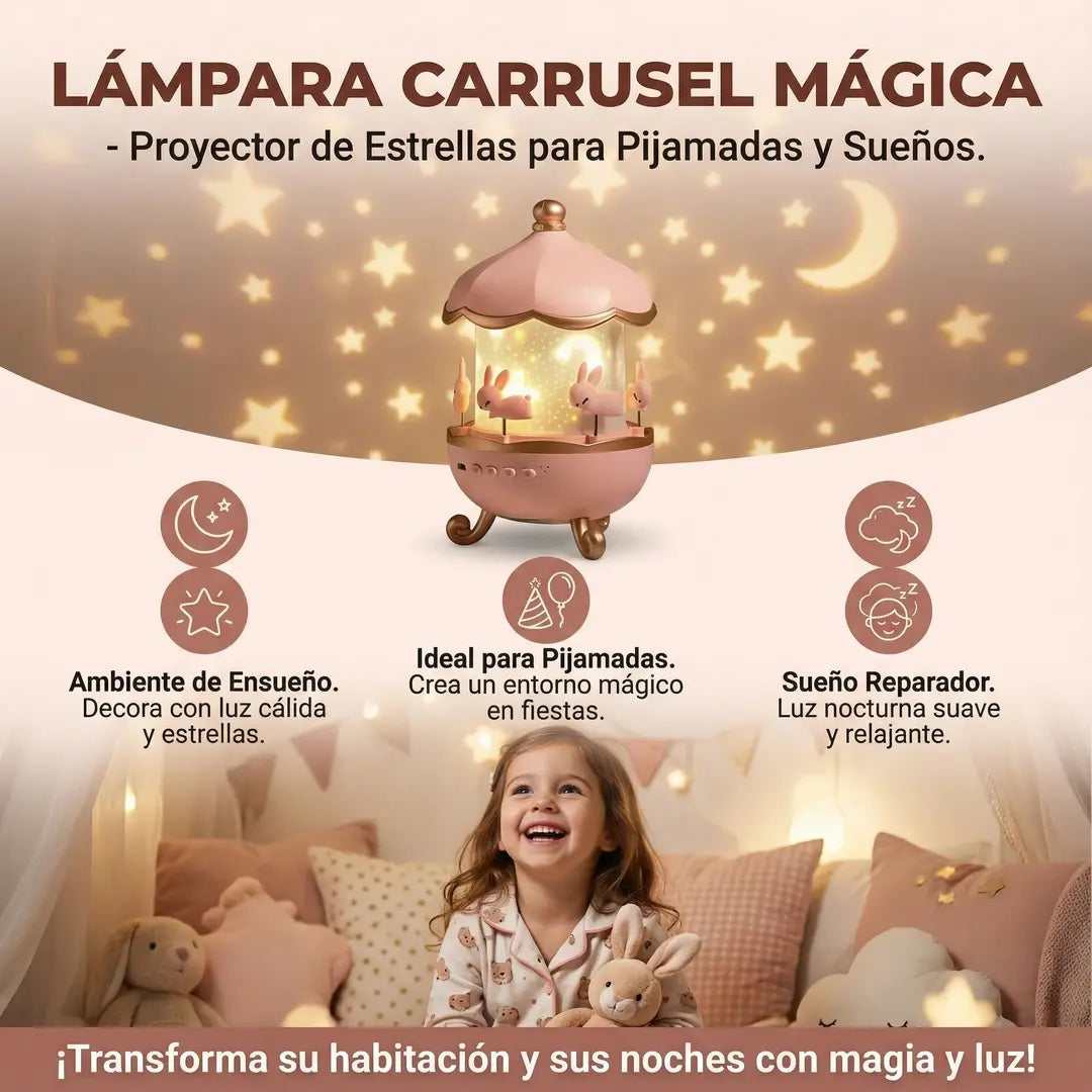 LAMPARA PROYECTORA INFANTIL - DreamBunny
