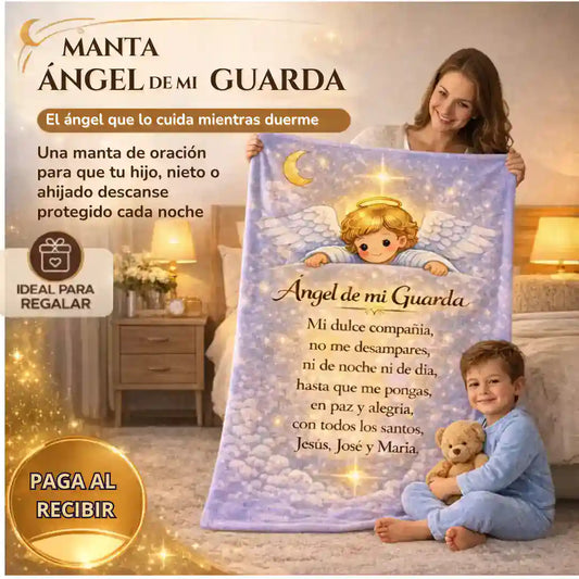 Manta "Angel de mi Guarda"