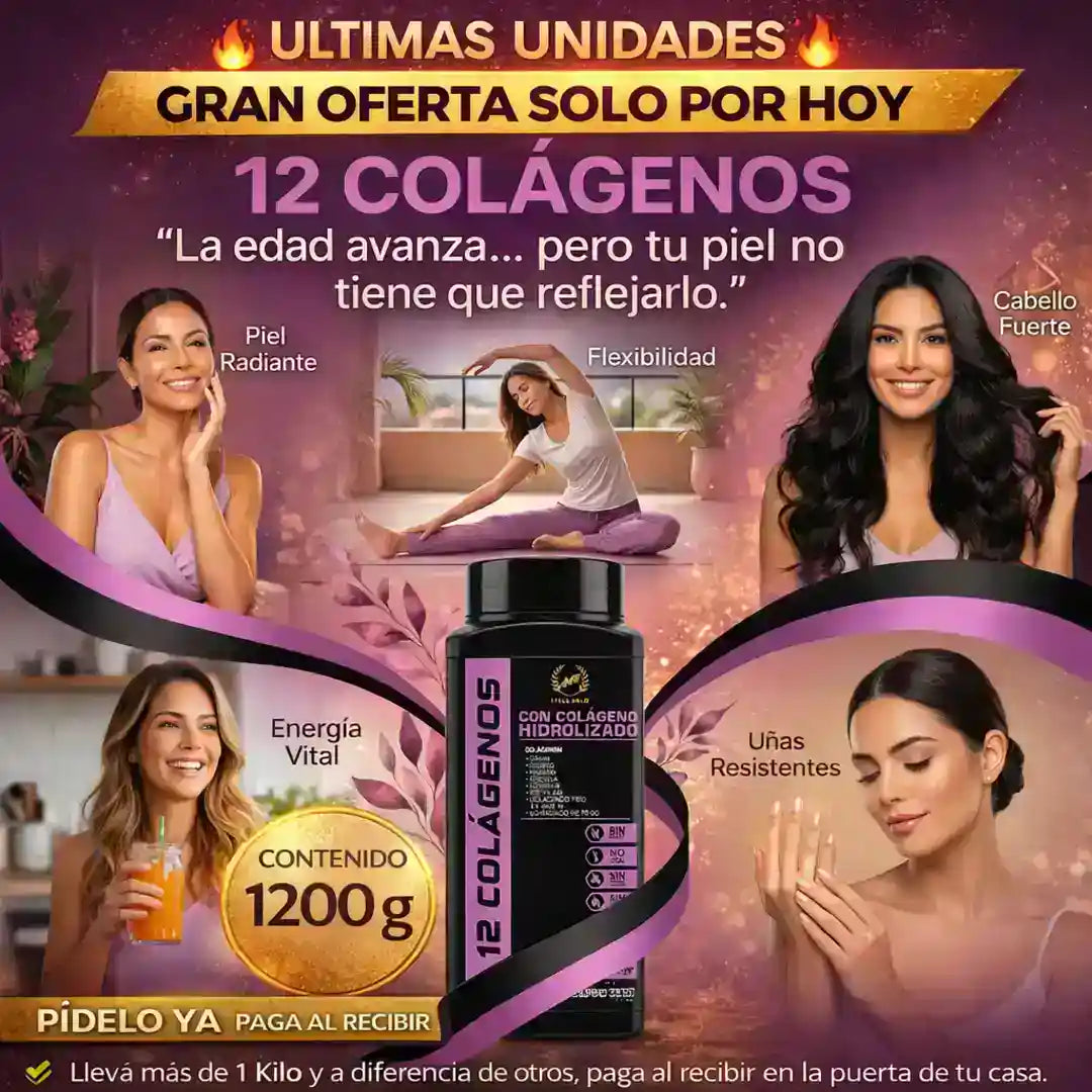 12 Colágenos - Producto Gold