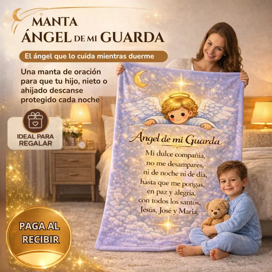 Manta "Angel de mi Guarda"